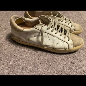 Golden Goose Leather Low Top Trainers